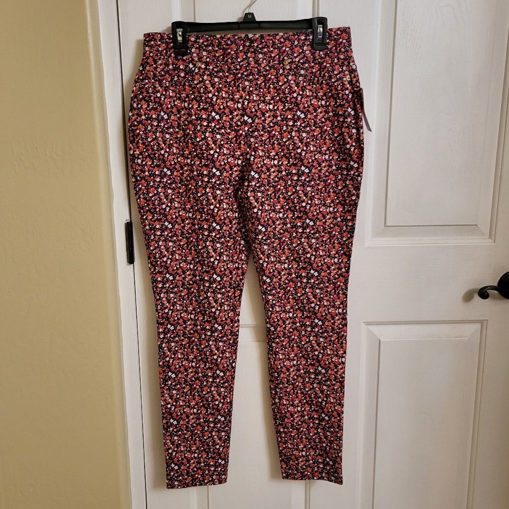 Michael Kors Bright Blush Basics Pull-on Pants Leggings Jean Size: Medium NWT